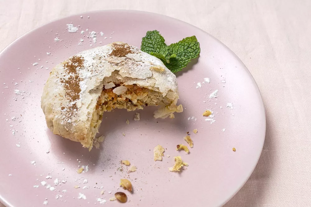 Traditional homemade Moroccan Pastilla